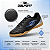 Tênis de Futsal Indoor Dalpont Iron Adulto - Preto / Prata / Azul - Imagem 2
