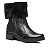 Bota Feminina Pegada Cano Médio em Couro Frontier Cor: Preto - 281495-03 - Imagem 2
