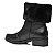 Bota Feminina Pegada Cano Médio em Couro Frontier Cor: Preto - 281495-03 - Imagem 4