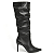 Bota Feminina em Couro Via Marte Preta - 345-009-01 - Imagem 1