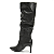 Bota Feminina em Couro Via Marte Preta - 345-009-01 - Imagem 4