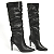 Bota Feminina em Couro Via Marte Preta - 345-009-01 - Imagem 6