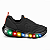 Tênis Infantil Bibi Luzinha de menino3.0 Lycra Preto/Fire - 1252013 - Imagem 1