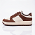 Tênis Feminino Casual Quiz Cabedal Nobucado Terra/Off White - 69-1851-08 - Imagem 3