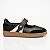 Tênis Casual Estilo Mary Jane Quiz Cabedal Camurção Preto / Branco - 68-1739-67 - Imagem 1