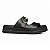 Chinelo feminino Pegada em Couro Cor: Preto - 234701-03 - Imagem 1
