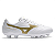 Chuteira de Campo Mizuno Regent Club Cor: Branco Dourado - Imagem 1
