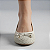 Sapatilha Modare Cabedal Tela Fioucci / Napa Cor: Branco Off - 7016.1011 - Imagem 3