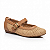 Sapatilha Modare Ultra Conforto Cabedal Tela Fiorucci Modare Cor: Nature Dourado - 7016.1011 - Imagem 1