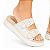 Chinelo Modare Cabedal Tela Fiorucci/MIlano Off White - 7200.104 - Imagem 5