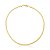 Choker em Malha Laminada 2mm Lisa Banhada a Ouro 18k - Imagem 1