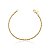 Pulseira de Malha Cordão Baiano 3mm Banhada a Ouro - Imagem 1