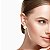Conjunto Colar e Brinco Quadrado Liso Banhado a Ouro - Imagem 3