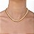 Choker Escama 8mm Folheada a Ouro 18k - Imagem 1