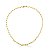 Choker em Malha com Elos Retangulares Banhado a Ouro 18k - Imagem 1
