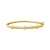 Bracelete Delicado com Zircônias Banhado a Ouro - Imagem 1