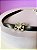Choker Couro Pedra Azul - Imagem 2