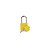 Cadeado Bloqueio Haste Inox / 38mm / (11/2") Amarelo - Imagem 4