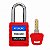 CADEADO BLOQUEIO LOTO PLASTICO HASTE METAL / 01 CH / 38X6,3MM - Imagem 4
