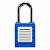 CADEADO BLOQUEIO LOTO PLASTICO HASTE METAL / 01 CH / 38X6,3MM - Imagem 2