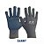 Luva Poliflex Pigmentada Cinza Danny Tamanho P – Kit com 10 Unidades - Imagem 1
