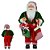 Boneco Papai Noel Natal em Pé Carpinteiro (Vermelho Marrom) 80cm - Imagem 1