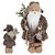 Papai Noel Natal em Pé Marrom 30cm - Imagem 1