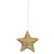 Enfeite de Natal Estrela Aramada (Dourado) 10cm - Imagem 1