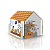 MIAUVILLE COLORIDA – Casa de Papelão para Gatos - Imagem 4