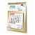 FOLHINHA DE PAREDE COM BLOCO DE CALENDÁRIO 12 MESES - Imagem 2