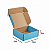 Caixa de Papelão Azul Pequena - 15 x 15 x 6 - Imagem 2