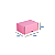 Caixa de Papelão Rosa Pequena - 16 x 12 x 8 - Imagem 3