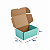 Caixa de Papelão Verde Pequena - 16 x 12 x 8 - Imagem 3