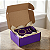 Caixa de Papelão Violeta Pequena - 16 x 12 x 8 - Imagem 6