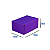 Caixa de Papelão Violeta Pequena - 16 x 12 x 8 - Imagem 1
