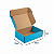 Caixa de Papelão Azul Média - 23 x 15 x 7 - Imagem 3