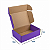 Caixa de Papelão Violeta Média - 23 x 15 x 7 - Imagem 3
