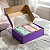 Caixa de Papelão Violeta Média - 23 x 15 x 7 - Imagem 8