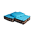 Caixa de Papelão Azul Pequena - 23 x 18 x 4 - Imagem 10
