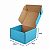 Caixa de Papelão Azul Média - 24 x 24 x 16 - Imagem 3