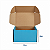 Caixa de Papelão Azul Média - 24 x 24 x 16 - Imagem 4