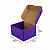 Caixa de Papelão Violeta Média - 24 x 24 x 16 - Imagem 3