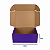 Caixa de Papelão Violeta Média - 24 x 24 x 16 - Imagem 4