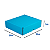 Caixa de Papelão Azul Média - 26 x 24 x 7 - Imagem 1