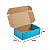 Caixa de Papelão Azul Grande - 27 x 18 x 9 - Imagem 3
