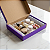 Caixa de Papelão Violeta Grande - 30 x 25 x 4 - Imagem 6