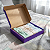 Caixa de Papelão Violeta Grande - 30 x 25 x 4 - Imagem 7