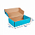 Caixa de Papelão Azul Grande - 32 x 19 x 9 - Imagem 3