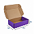Caixa de Papelão Violeta Grande - 32 x 19 x 9 - Imagem 3