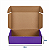 Caixa de Papelão Violeta Grande - 32 x 19 x 9 - Imagem 4
